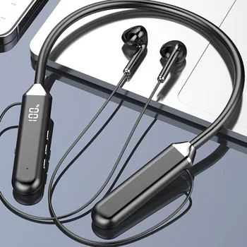 TWS Магнитные беспроводные наушники с шейным ободком Bluetooth 5.2 Наушники Гарнитура Спортивный Бег Водонепроницаемый наушник Беспроводной с микрофоном
