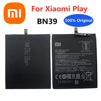 Xiao mi 100% Оригинальный сменный аккумулятор BN39 емкостью 3000 мАч для Xiaomi Mi Play MiPlay BN39 Smart Cell Phone Аккумуляторные батареи