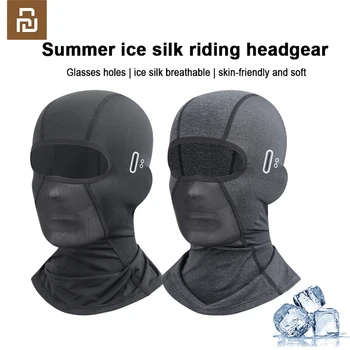 Xiaomi Youpin Летняя дышащая велосипедная кепка с защитой от ультрафиолета, мужская маска на все лицо, велосипед, мотоцикл, охлаждающий головной убор для бега, спортивное снаряжение