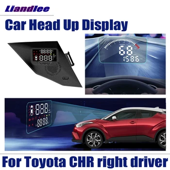 Автомобильный дисплей HUD для Toyota C-HR/Izoa AX10/AX50 2018-2023, Автомобильные Электронные аксессуары, безопасный проектор на лобовое стекло