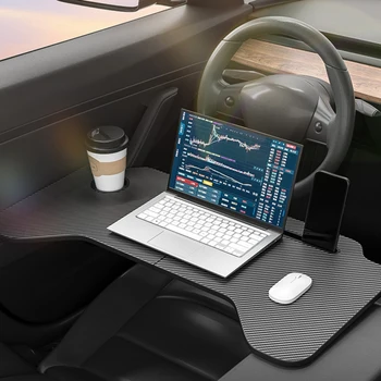 Автомобильный руль, лоток для ноутбука, стол, многофункциональный обеденный стол, совместимый с Tesla Model 3 /Y, Аксессуары для интерьера Dropshipp