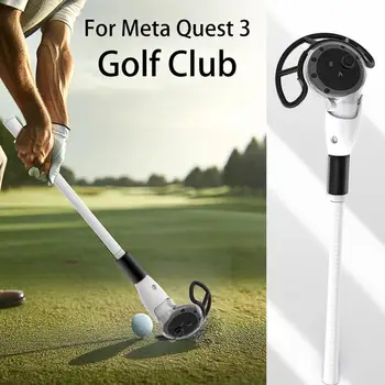 Аксессуары для рукоятки клюшки для гольфа Golft Улучшают впечатления от игры в гольф в виртуальной реальности, реалистичное крепление клюшки для гольфа для Meta Quest 3