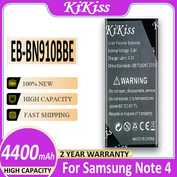 Батарея KiKiss EB-BN910BBE Аккумулятор для Samsung Galaxy Note 4 Note4 N910H N910U N910A N910C N910F N910W N910FQ N910X