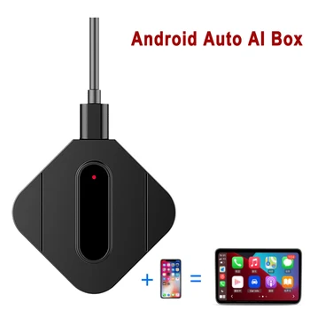 Беспроводной адаптер Автомобильный ключ для Android Auto AI Box с подключением к беспроводному автомобильному мультимедийному плееру Bluetooth Подключение мобильной проекции