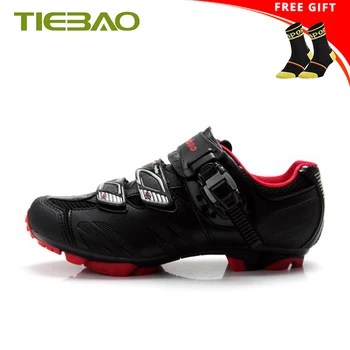 Велосипедная обувь Tiebao, Мужские кроссовки, женская Дышащая обувь для езды на горном велосипеде, Самоблокирующаяся Спортивная обувь для велосипедных гонок, Обувь суперзвезды
