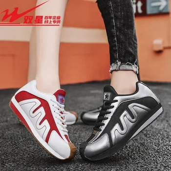 Весенне-осенняя Корейская спортивная повседневная обувь с мягкой амортизирующей подошвой для мужчин Универсальная пара модных подоконников для женщин