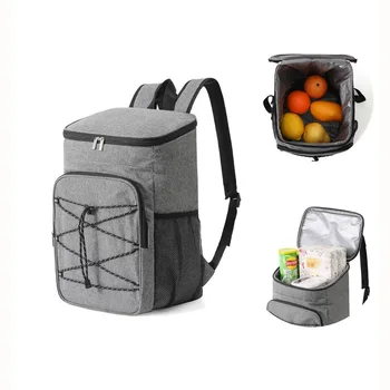 Вместительный рюкзак для ланча, простая сумка-холодильник из алюминиевой фольги, изолированная сумка для еды для пикника, кемпинга, Термоконтейнера для путешествий