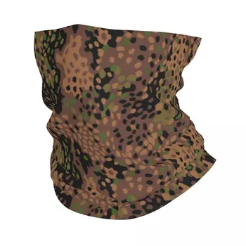 Военная камуфляжная зимняя повязка на голову в горошек, грелка для шеи, мужская Женская лыжная походная трубка, шарф, армейская тактическая камуфляжная бандана для лица, гетры