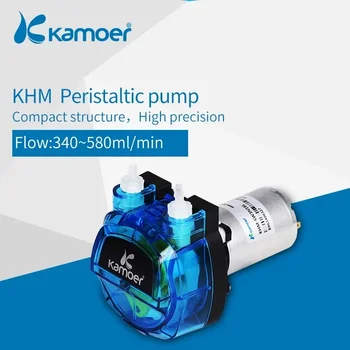 Высокоточный перистальтический насос Kamoer KHM (двигатель постоянного тока с 3 роторами) с пластиковой зубчатой передачей (Норпреновая трубка или силиконовая трубка)