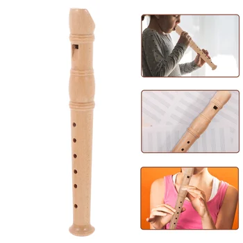 Деревянные детские игрушки-кларнет, кларнет на 6 лунок, инструмент для начинающих, Музыка для начинающих
