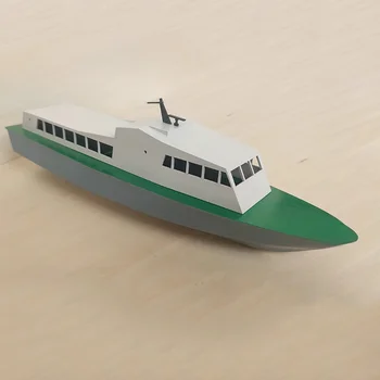 Деревянный сборочный комплект для моделирования скоростного катера модели корабля Shenjiang DIY может быть оснащен игрушками для сборки моделей для взрослых с дистанционным управлением