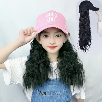 Детская шляпка-парик, розовая шапочка для маленькой девочки, реквизит для детской фотосъемки, одежда для подростков-шляпников, головные уборы для малышей, белое платье для волос