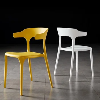 Дизайнерские обеденные стулья в скандинавском стиле, экономящие пространство, индивидуальные обеденные стулья для геймеров в ресторане, эргономичная мебель для дома Sillas Comedor HY