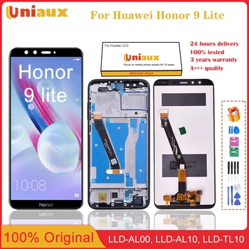 Дисплей Для Huawei Honor 9 Lite ЖК-дисплей С Рамным Сенсорным Экраном В сборе Honor 9 Lite LLD-L31/L21/L11/AL0 Замена экрана