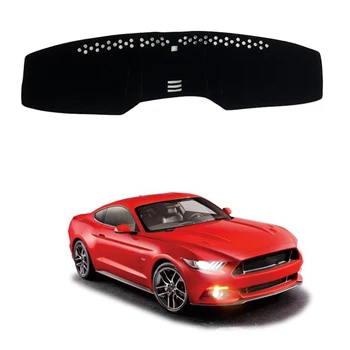 Для Ford Mustang 2015-2021 2016 2019 Коврики для приборной панели автомобиля, защитные накладки, чехол для защиты от ультрафиолета, аксессуары для ковров, коврик для приборной панели