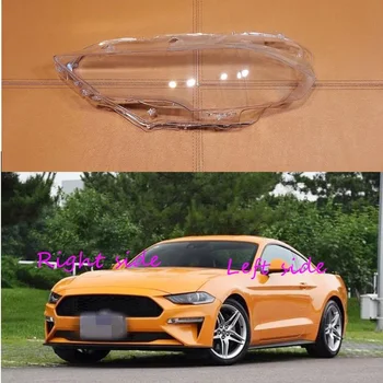 Для Ford Mustang 2018 2019 Крышка фары автомобиля Линза фары Авто крышка корпуса