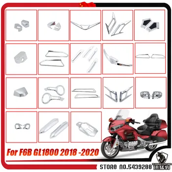 Для Honda Goldwing Аксессуары для мотоциклов Gold Wing хромированная отделка полный комплект 1800 F6B GL1800 GL 1800 2018 2019 2020