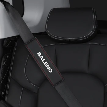 Для Suzuki Baleno, 1 шт., чехол для ремня безопасности автокресла, универсальный чехол для автомобильного ремня безопасности из мягкого полиуретана, защитные накладки для плечевого ремня