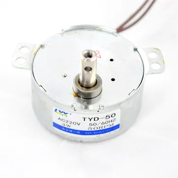 Для TYD-50 переменного тока 220-240 В при 50 Об/Мин Синхронный двигатель вентилятора диаметром вала 4 Вт 50/60 Гц