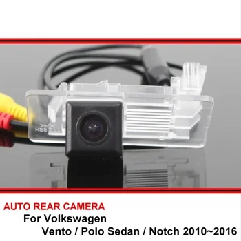 Для Volkswagen Vento VW Polo Седан Notch Автомобильная Обратная Резервная HD CCD Парковочная Камера Заднего Вида Водонепроницаемая Камера Ночного Видения