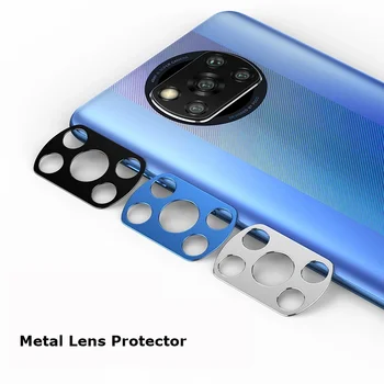 Для Xiaomi Poco X6 F5 X5 X4 X3 Pro GT NFC Роскошный защитный круг для камеры Металлическая защита объектива Чехол Защитное кольцо для бампера