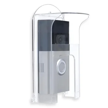 Дождевик для дверного звонка из прозрачного пластика, подходящий для кольцевых моделей, водонепроницаемый защитный экран для дверных звонков, видеодомофоны