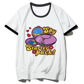 Женская футболка Totally Spies с забавными комиксами и аниме, графическая одежда для девочек
