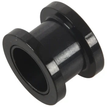 Заглушки для ушных туннелей из нержавеющей стали, расширители для ушей 1,6-10 мм, 16 шт. Черный