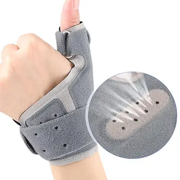 Защита для рук, мягкая дышащая скоба для большого пальца для облегчения боли, поддержка запястья, Регулируемая застежка для сжатия, удобная