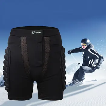 Защитные шорты с подкладкой EVA Hip Protector Мягкие лыжные противоударные шорты для катания на лыжах коньках Сноуборде Скейтбординге