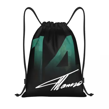 Изготовленные на заказ сумки на шнурках для мотогонок Alonso Мужские Женские Легкие Сумки для спортивного автомобиля Fernando Спортивный рюкзак для хранения в тренажерном зале