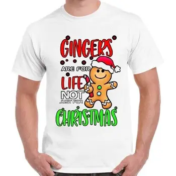Имбирь-это на всю жизнь, а не на Рождество, забавная футболка с рождественским подарком от Санта-Клауса 2864
