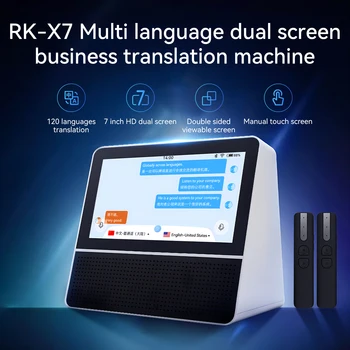 Интеллектуальная машина для перевода на несколько языков RK X7 Устная практика Wi-Fi Машина для перевода фотографий Двусторонняя машина