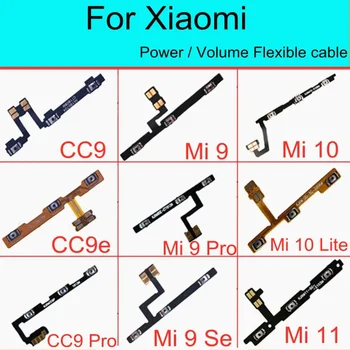 Клавиша Отключения Звука Для Включения Выключения Громкости Питания Для Гибкого Кабеля Xiaomi Mi 9 10 11 CC9 SE CC9E Pro 10 Lite