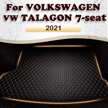 Коврик в багажник автомобиля для VOLKSWAGEN VW TALAGON 7-Seat 2021, Автомобильные Аксессуары на заказ, Украшение интерьера авто