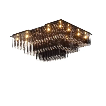 Коллекция светодиодных потолочных светильников Lamparas De Techo из нового трендового 3-слойного стекла 2023 года.Потолочный светильник.Потолочный светильник для гостиной