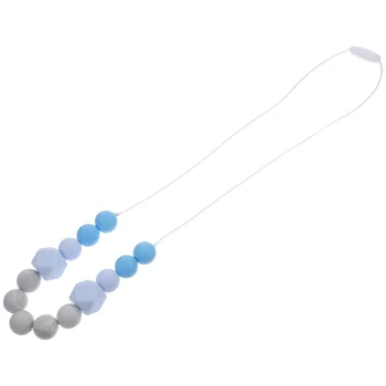 Контрастное по цвету ожерелье для кормления Детские ожерелья Силикагелевые игрушки для прорезывания зубов у младенцев