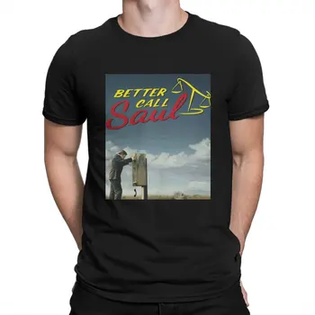 Креативная футболка Better Call Saul Season для мужчин, футболка с плакатом из чистого хлопка с круглым вырезом, персонализированная подарочная одежда, топы