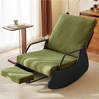 Кресло-качалка для гостиной с подлокотником, современное Скандинавское Эргономичное кресло для гостиной, Роскошное Кресло для ожидания, Доступные украшения интерьера