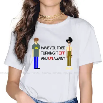 Крутая специальная футболка для девочки The IT Crowd из британского ситкома Roy Moss 4XL, креативная подарочная одежда, футболка с коротким рукавом Ofertas