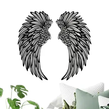 Крылья Ангела для стены Современная скульптура Крыльев Ангела на стене Стильное украшение стен для дома на улице, гостиной, спальни, кабинета