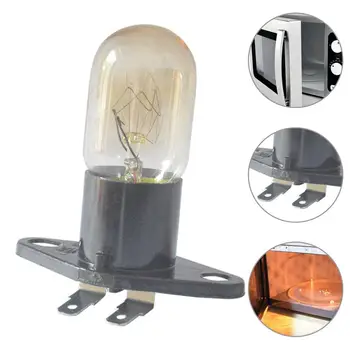 Лампа для микроволновой печи 250 В 2А, освещение холодильника, светодиодная лампа с цоколем, лампа для замены высокотемпературных приборов, Универсальные