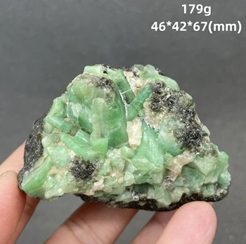 ЛУЧШЕЕ! 100% Натуральный зеленый изумруд, минерал, образцы драгоценных кристаллов, камни и кристаллы, кристаллы кварца из Китая