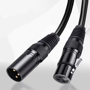 Микрофонный кабель высокого качества XLR от мужчины к XLR женщине Прочный Простой в установке и использовании