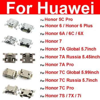Мини-USB-Док-станция Для Зарядки Huawei Honor 6A 6C 7A 7C 7S 7S 7i 6plus 5Cpro 7CPro7Apro USB-Разъем Для Зарядки, Ремонт Разъема