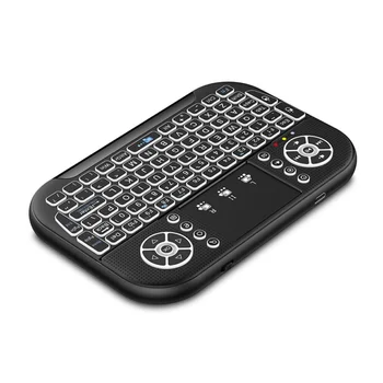 Мини-клавиатура и мышь Беспроводная клавиатура с подсветкой Испанская планшетная клавиатура Мышь для ноутбука Телефон Ipad Телефон Ноутбук TV Box