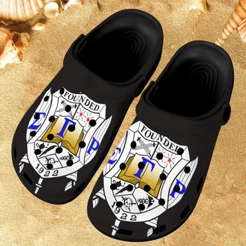 Модные женские сандалии, подарок братства Sigma Gamma Rho, Летние пляжные нескользящие легкие тапочки на плоской подошве, Zapatos Plano