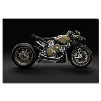 Мотоцикл Ducati 1199 Superleggera Холст, живопись, декоративные плакаты и принты, настенные рисунки для гостиной