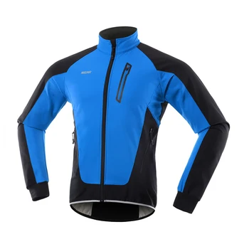 Мужская велосипедная куртка, зимняя теплая флисовая куртка, пальто, водонепроницаемая ветрозащитная велосипедная майка, MTB Велосипедная куртка для бега