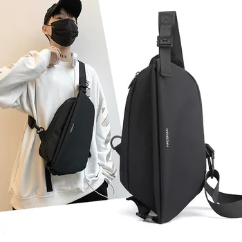 Мужская сумка-слинг через плечо, нагрудная сумка, дорожная спортивная походная модная повседневная мужская сумка-мессенджер, мини-рюкзак, 4 вида использования